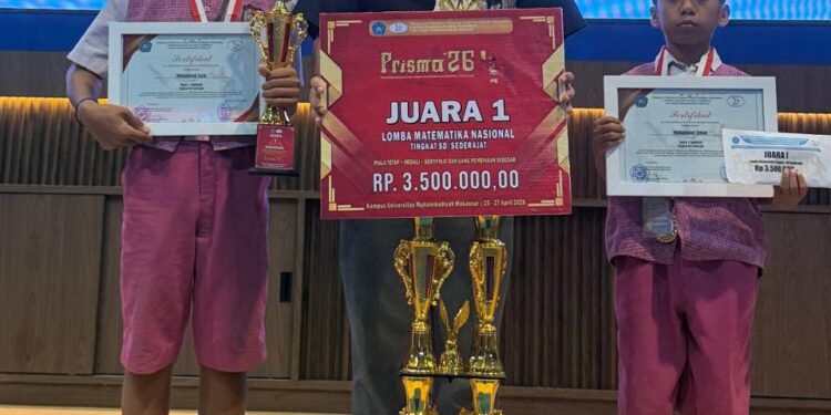 Dua Siswa SDN 303 Lembang Juara 1 Nasional Lomba Matematika