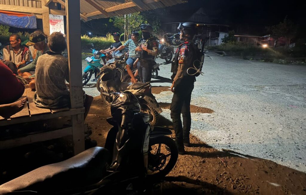 Patroli Presisi Polres Pinrang Jaga Kamtibmas Tetap Kondusif