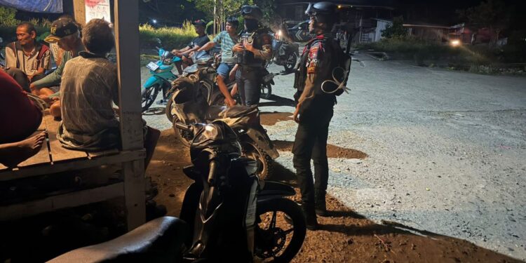 Patroli Presisi Polres Pinrang Jaga Kamtibmas Tetap Kondusif