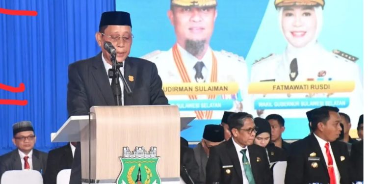 Ketua DPRD Bacakan Sejarah Pinrang di Puncak HUT Ke-66