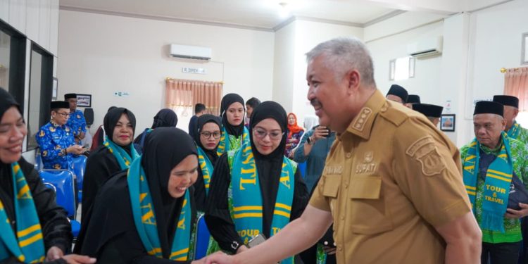 46 Jemaah Haji Plus Pinrang Dilepas ke Tanah Suci