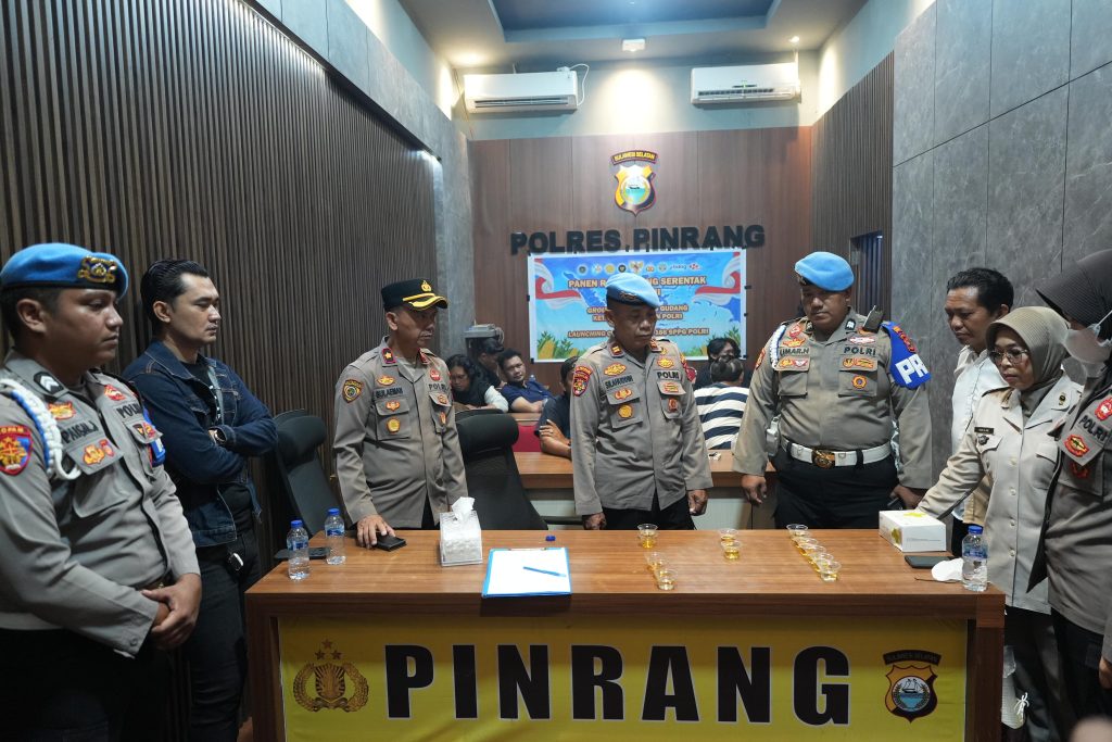 Polres Pinrang Gelar Tes Urine Personel Opsnal