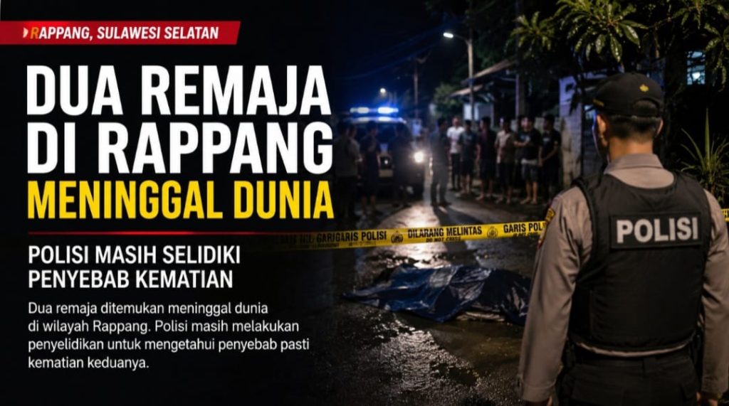 Dua Remaja Rappang Meninggal Misterius, Polisi Turun Tangan
