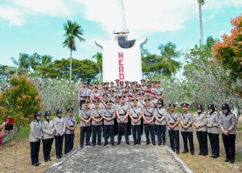 HUT Bhayangkara ke-80, Polres Pinrang Gelar Ziarah dan Tabur Bunga di TMP Palia