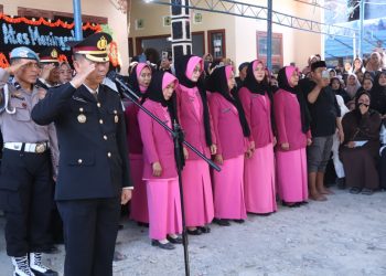 Polres Pinrang Lepas AIPDA M. Tahir dengan Upacara Kedinasan