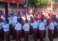 MPLS Diawali Senam Sehat, SDN 139 Pinrang Sambut 31 Siswa Baru