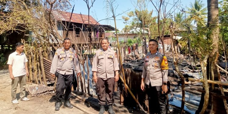 Gerak Cepat APH Duampanua Padamkan Kebakaran Rumah di Barugae