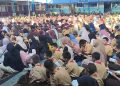 Perdana Digunakan, Yasinan Bergema di Gedung Mushola Indoor UPT SMPN 1 Duampanua