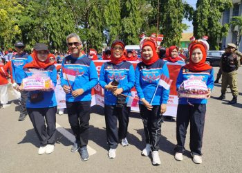 Disdukcapil Pinrang Bikin Heboh di Defile Porseni