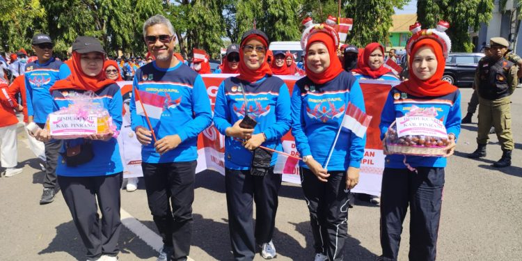Disdukcapil Pinrang Bikin Heboh di Defile Porseni