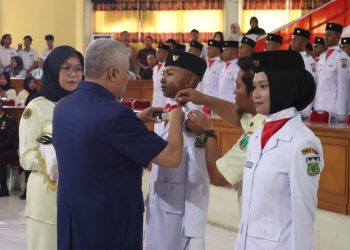 Paskibraka Pinrang Resmi Dikukuhkan