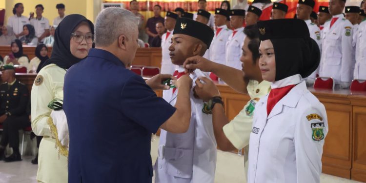 Paskibraka Pinrang Resmi Dikukuhkan