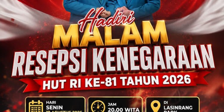 Malam Resepsi Jadi Puncak HUT RI ke-81 di Pinrang