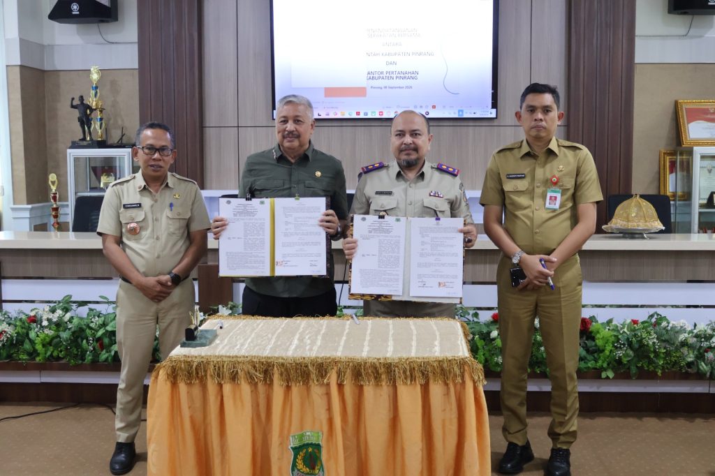 Pemkab Pinrang–BPN Perkuat Sinergi, Percepat Layanan Pertanahan
