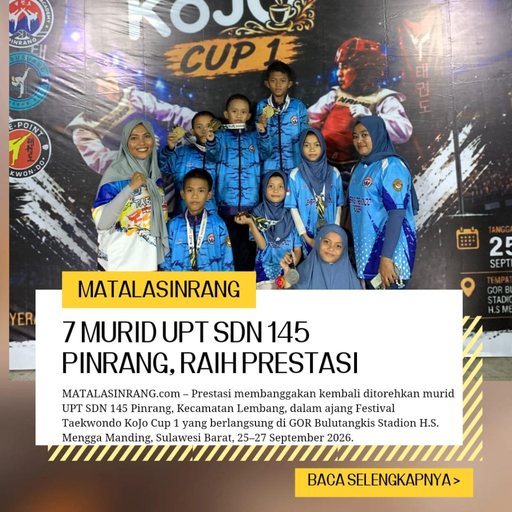 7 Murid SDN 145 Pinrang Gemilang di KoJo Cup 1