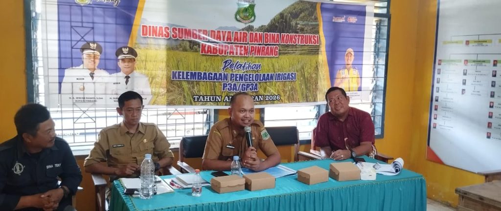 Petani Pinrang Diperkuat Kelola Irigasi Hadapi Kemarau