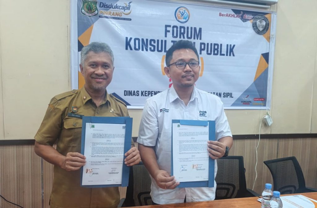 Disdukcapil Pinrang Gandeng PT Pos, Permudah Layanan Adminduk